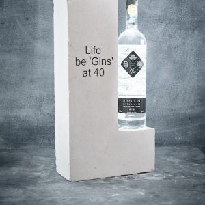 Engraved Portland Stone Wine Rack