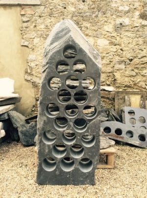Arrow slate wine rack