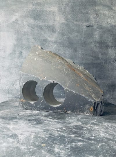 Coupled slate wine rack