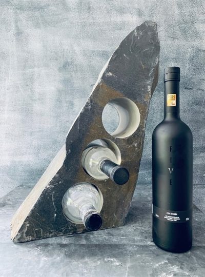 Pure slate wine rack