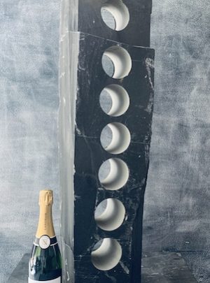 Natural slate storage rack