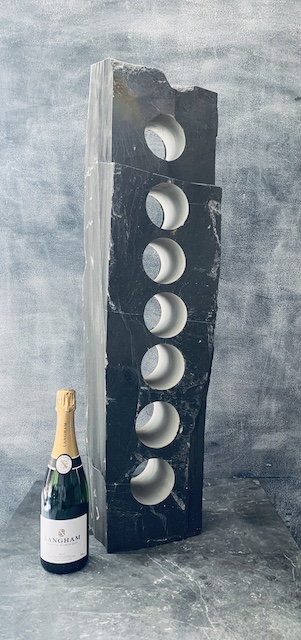 Natural slate storage rack
