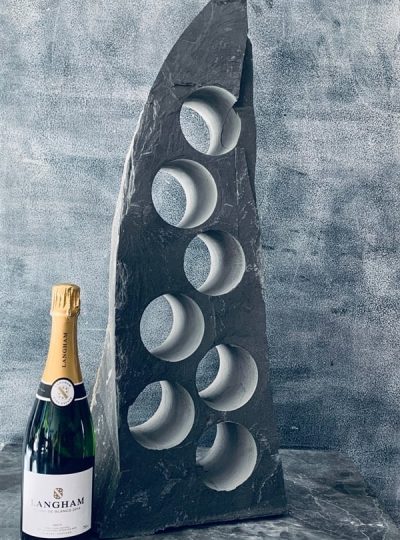 Nautical slate wine rack