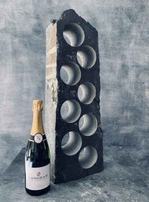 Slate cooler wine rack