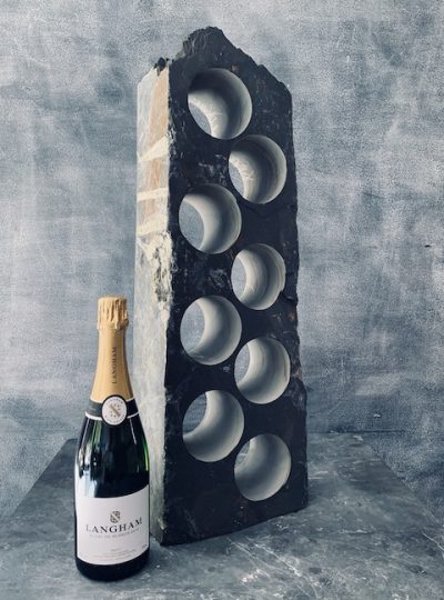 Slate cooler wine rack