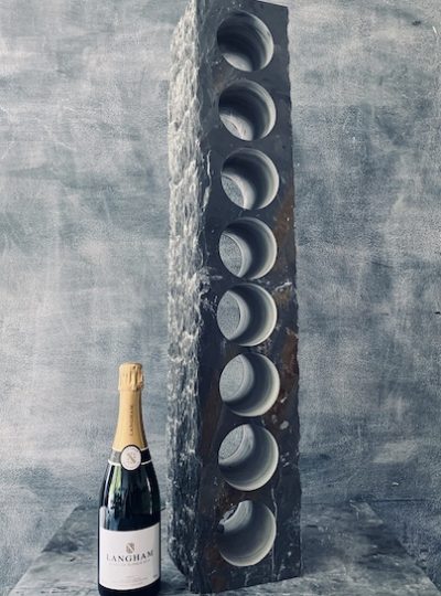 Sawn top wine rack