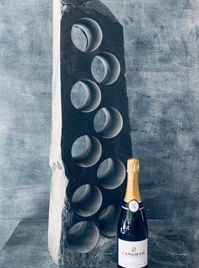 Slate wine rack tower