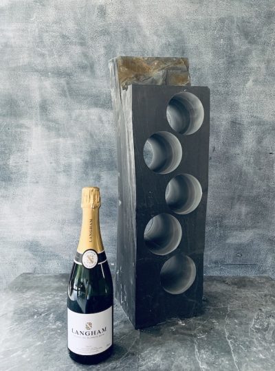 slate wine rack
