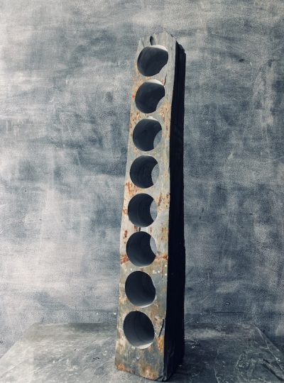 Captivating slate wine rack