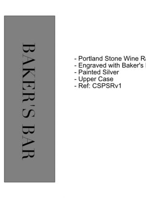 Portland Stone Wine Holder