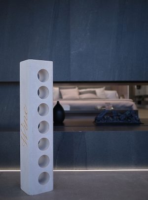 Portland Stone Wine Holder