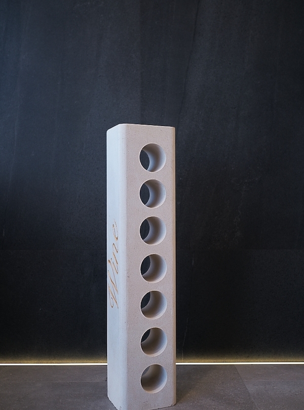 Portland Stone WIne Rack Porcelanosa 2 Portland Stone WIne Rack Porcelanosa 2