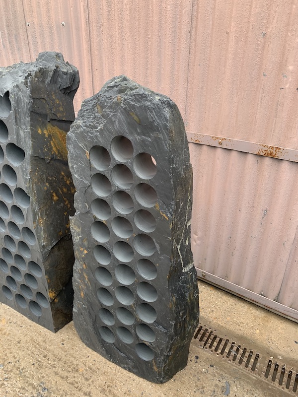 Floor standing wine rack | Cored from Welsh Slate | Buy online now