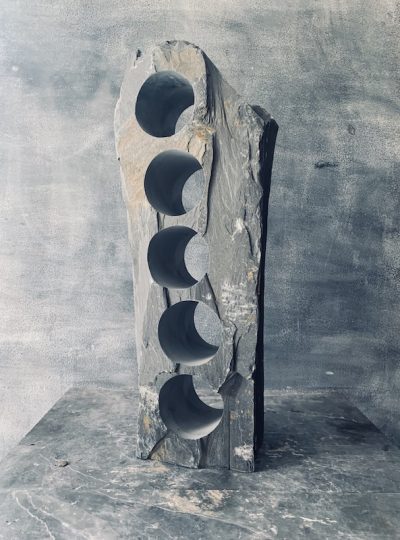 Unique slate wine holder