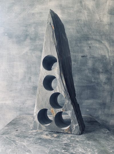 Classy slate wine rack