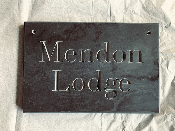 Slate House Sign