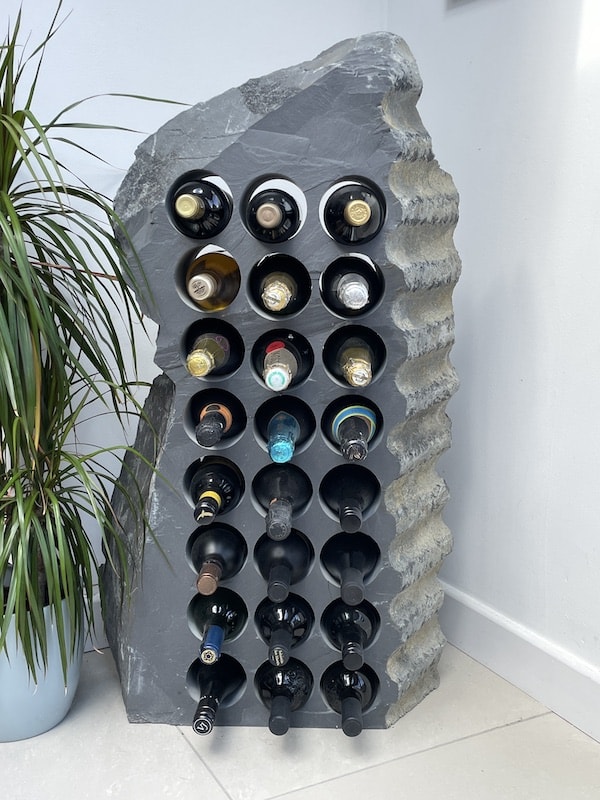 Slate wine holder best sale